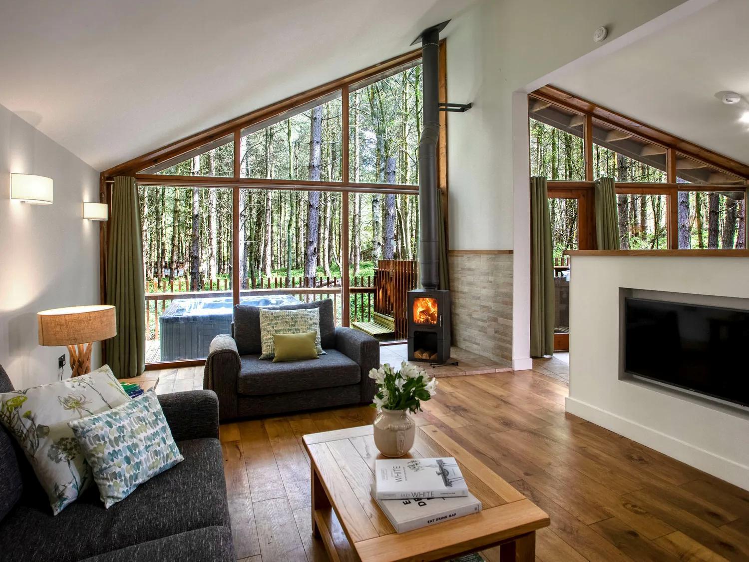 Blackwood Forest Cabins - Forest Holidays Popham Exterior foto
